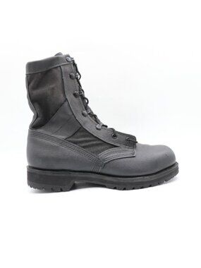 Belleville Men's 9 R Military Combat Black Boots Steel Toe USA ANSI Z41 PT99